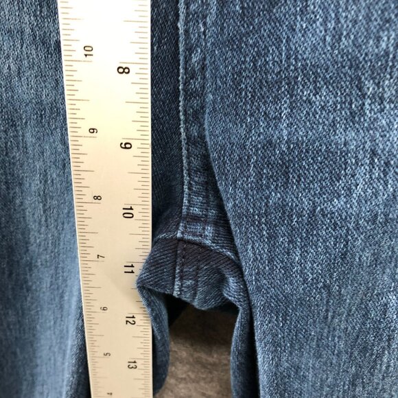 Spanx Jean-Ish Ankle Leggings Womens MP Blue Pull On Jegging Mid Rise - Picture 8 of 11